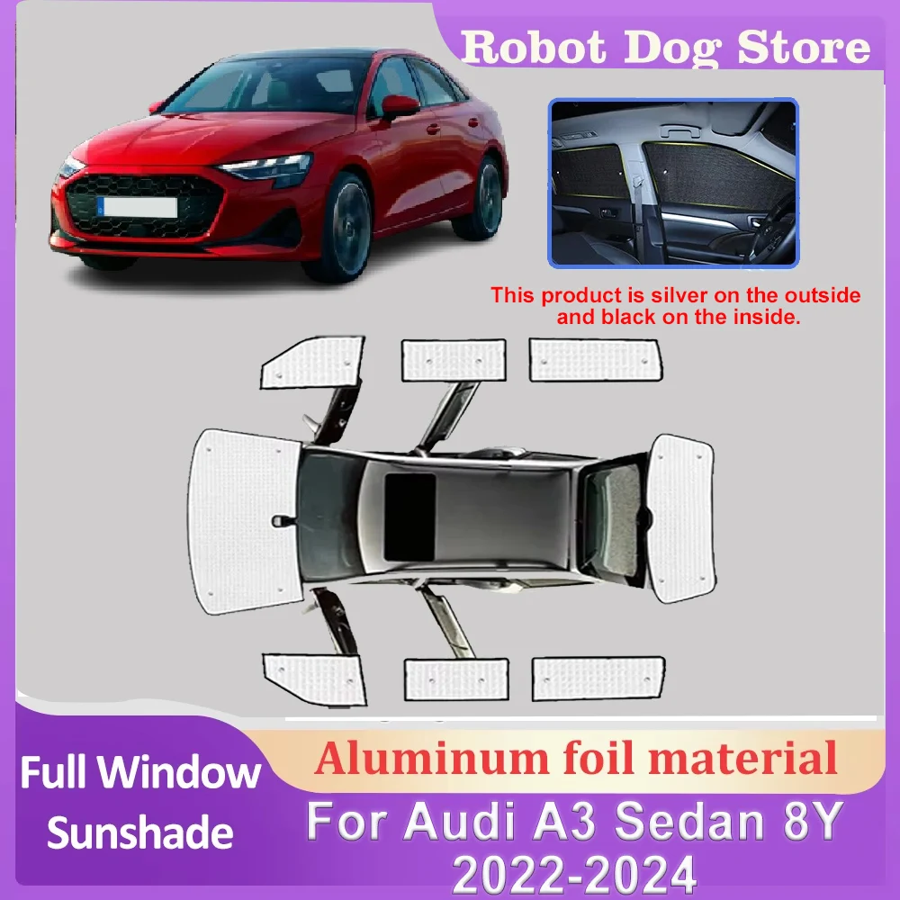 Car Window Shading Cover For Audi A3 Sedan 8Y Accessories B8 2021 2022 2023 2024 Full Sunscreen Window Anti-UV Auto Sunshades
Car Window Shading Cover For Audi A3 Sedan 8Y Accessories B8 2021 2022 2023 2024 Full Sunscreen Window Anti-UV Auto Sunshades