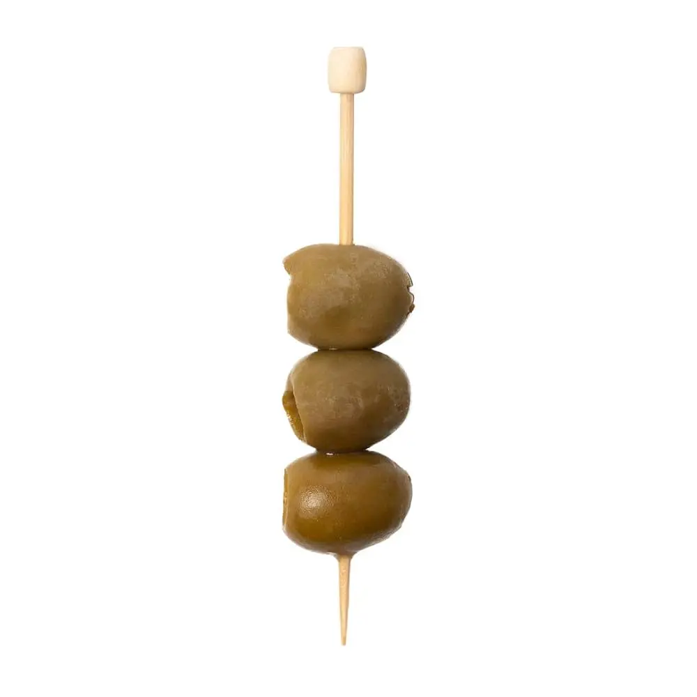 3.5 H Cocktail Picks, 100 Disposable Appetizer Skewers - Cylinder Top, Sturdy, Natural Bamboo Decorative Toothpicks, For
3.5 H Cocktail Picks, 100 Disposable Appetizer Skewers - Cylinder Top, Sturdy, Natural Bamboo Decorative Toothpicks, For