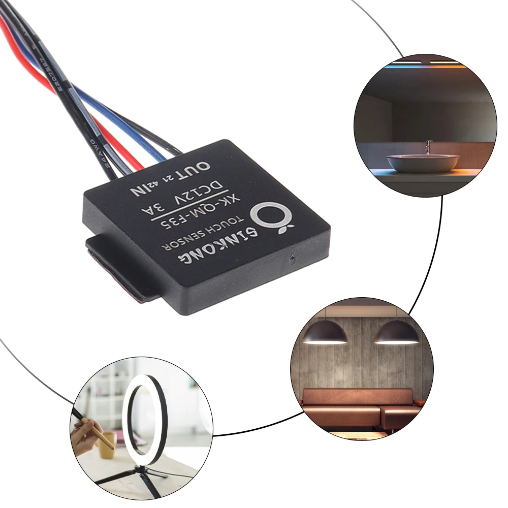 LED Inductive Dimming Touch Switch DC 12V 3A Bathroom Mirror Switch Touch Switch Sensor Stepless/Dual Color Temperature Dimming
LED Inductive Dimming Touch Switch DC 12V 3A Bathroom Mirror Switch Touch Switch Sensor Stepless/Dual Color Temperature Dimming