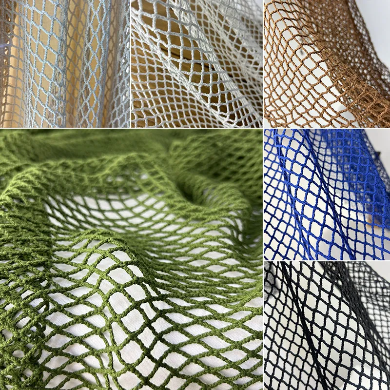 Cotton Linen Fish Net Fabric Large Mesh Hollow Out See Through Gauze Cloth For Diy Sewing Clothing Designer Dressmaking Material
Cotton Linen Fish Net Fabric Large Mesh Hollow Out See Through Gauze Cloth For Diy Sewing Clothing Designer Dressmaking Material