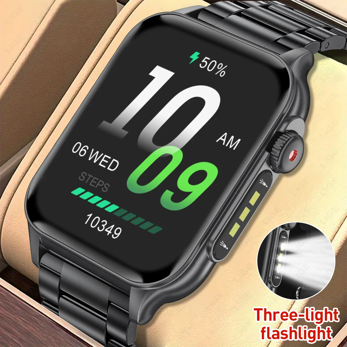 LIGE Fashion LED Breathing Light Smartwatch For Men Women Sports Tracker Watches Health Monitor Bluetooth Call Women Smart Watch
LIGE Fashion LED Breathing Light Smartwatch For Men Women Sports Tracker Watches Health Monitor Bluetooth Call Women Smart Watch