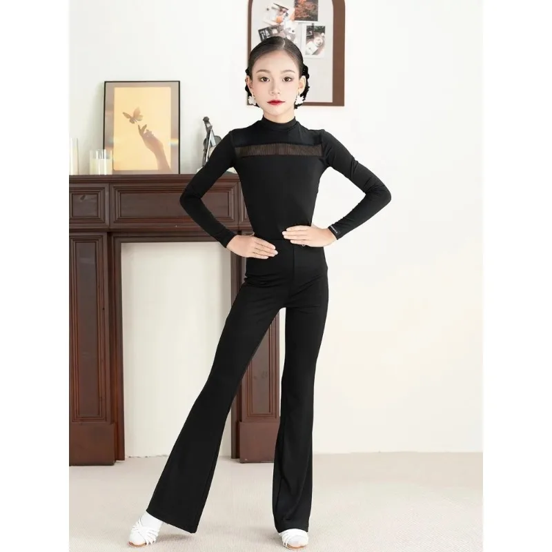 Autumn new Latin dance dress girls long-sleeved top long pants performance dress practice dress set Cowboy samba bullfighting
Autumn new Latin dance dress girls long-sleeved top long pants performance dress practice dress set Cowboy samba bullfighting