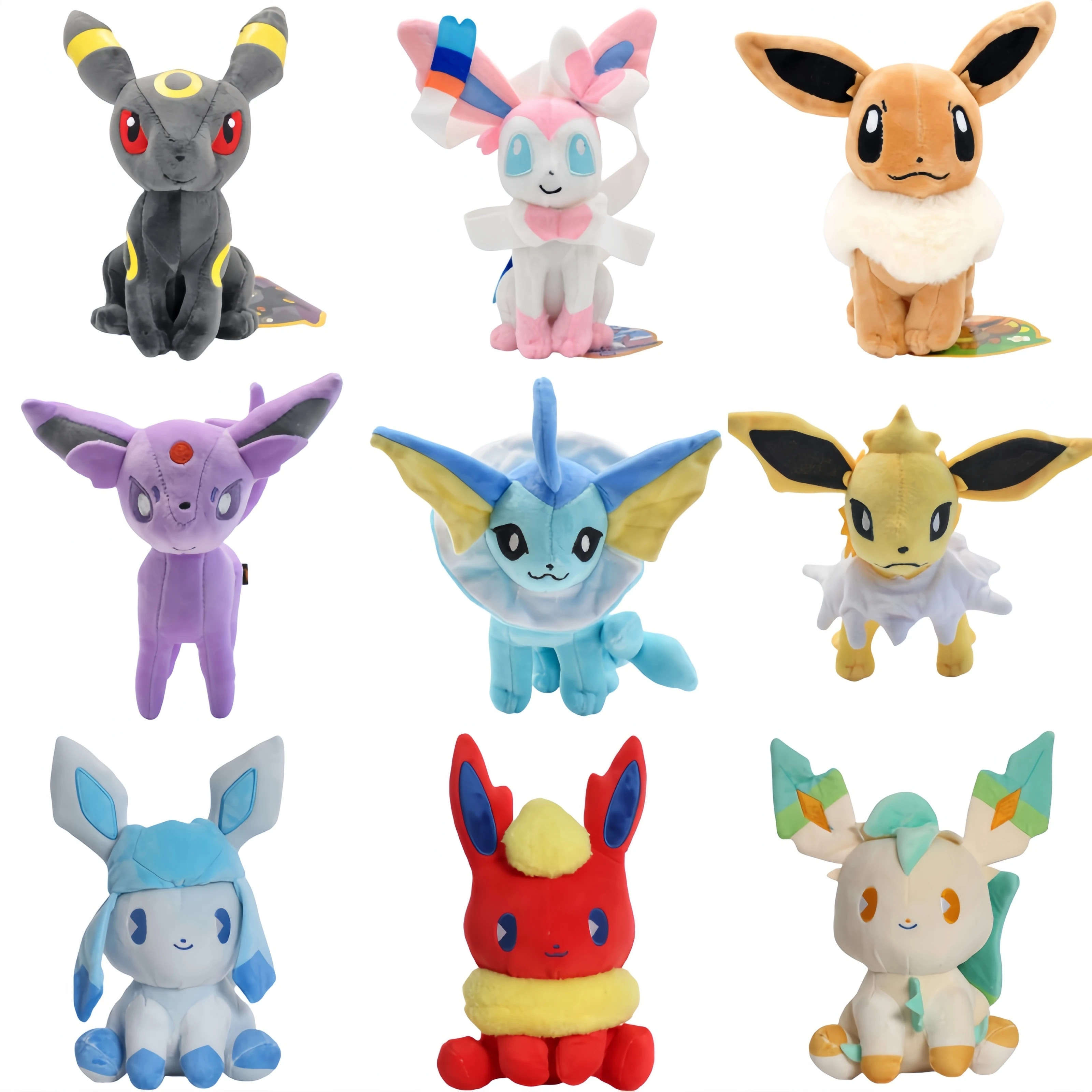 Multiple styles can be combined for purchase Pokemon Eevee Flareon Vaporeon Espeon Umbreon Glaceon Leafeon Sylveon Stuffed Doll
Multiple styles can be combined for purchase Pokemon Eevee Flareon Vaporeon Espeon Umbreon Glaceon Leafeon Sylveon Stuffed Doll