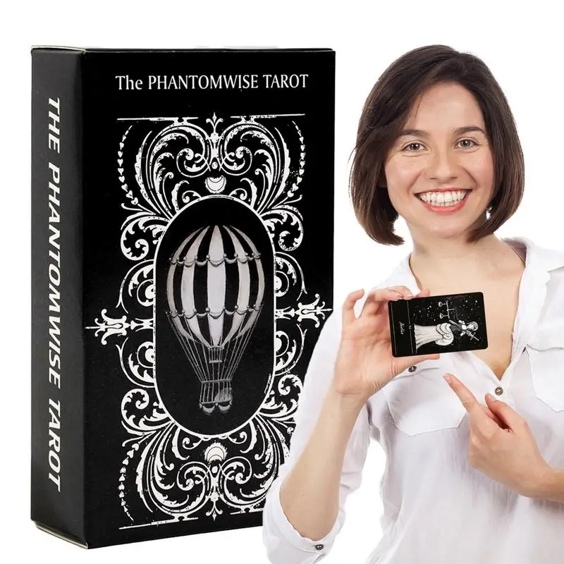 78Pcs Standard Tarot Decks The Phantomwise Tarot English Version Fate Divination Party Playing Tarot Decks For Gathering Game
78Pcs Standard Tarot Decks The Phantomwise Tarot English Version Fate Divination Party Playing Tarot Decks For Gathering Game