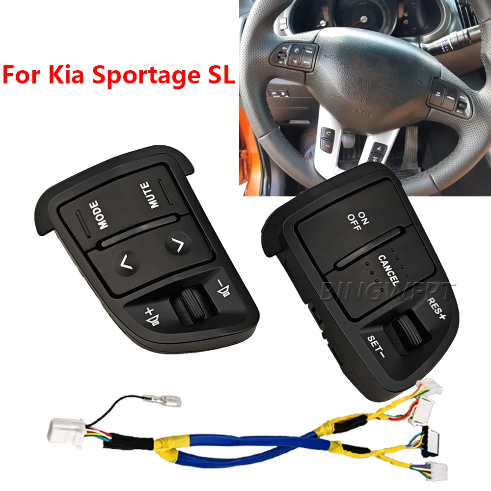 High Quality Cruise Control For KIA Sportager 2011-2016 Steering Wheel Button Control Audio Buttons Volume Modification Switch
High Quality Cruise Control For KIA Sportager 2011-2016 Steering Wheel Button Control Audio Buttons Volume Modification Switch