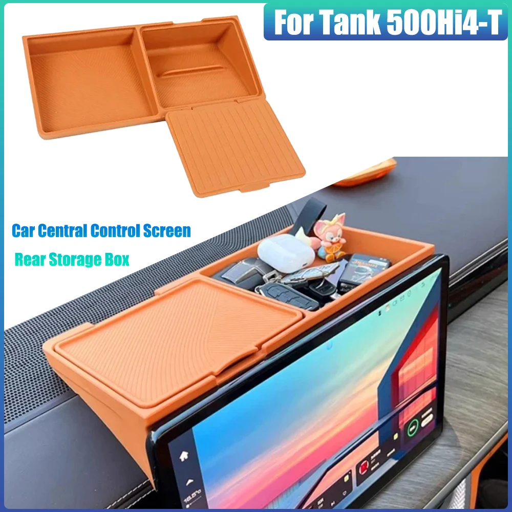 Fit for Tank 500 Hi4-T Car Central Control Screen Rear Storage Box Auto Screen Rear Silicone Storage Box Interior Upgrade Parts
Fit for Tank 500 Hi4-T Car Central Control Screen Rear Storage Box Auto Screen Rear Silicone Storage Box Interior Upgrade Parts
