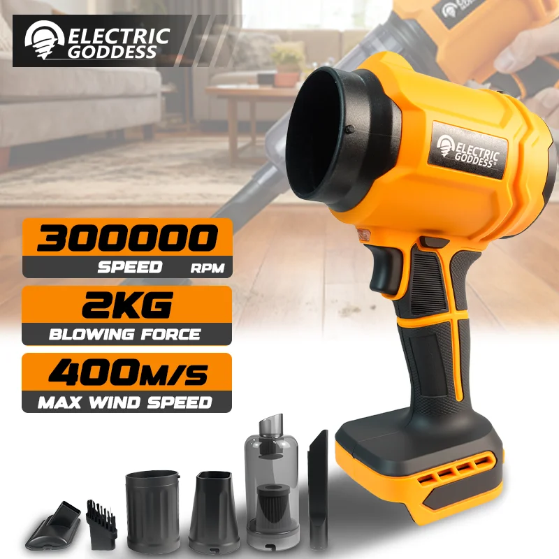 Электрический бесщеточный электрический турбовентилятор Goddess, струйный вентилятор, пылесос для Makita, аккумуляторный штифт 18 В Ручная воздуходувка для листьев
Электрический бесщеточный электрический турбовентилятор Goddess, струйный вентилятор, пылесос для Makita, аккумуляторный штифт 18 В Ручная воздуходувка для листьев 