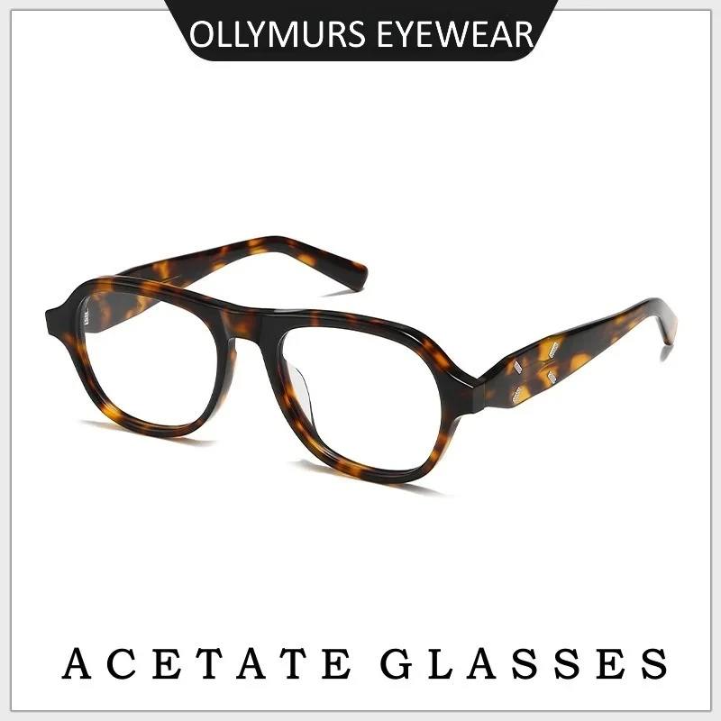 OLLYMURS Retro Trend Glasses Men and Women High-quality Acetate Fashion Big Size Optical Prescription Eyeglasses Frames BC-2030
OLLYMURS Retro Trend Glasses Men and Women High-quality Acetate Fashion Big Size Optical Prescription Eyeglasses Frames BC-2030