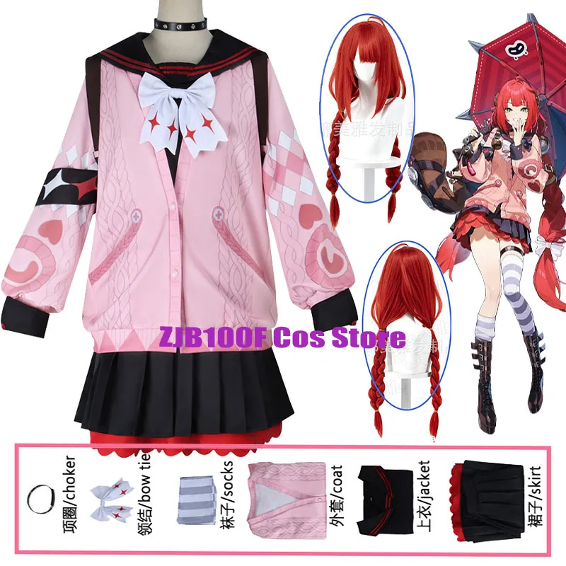 Game Zenless Zone Zero Ukinami Yuzuha Cosplay Costume Coat Backpack Ukinami Yuzuha Wig Suit Halloween Carnival Outfit for Women
Game Zenless Zone Zero Ukinami Yuzuha Cosplay Costume Coat Backpack Ukinami Yuzuha Wig Suit Halloween Carnival Outfit for Women