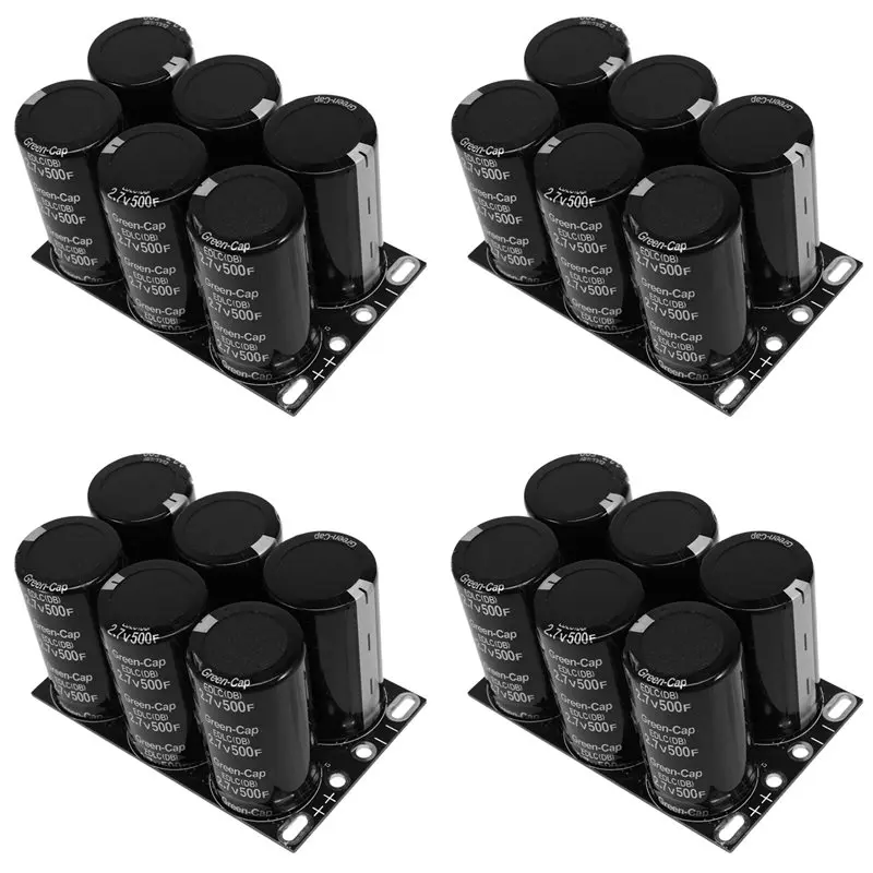 AA84 4X For Farad Capacitor 2.7V 500F With Protective Plate Capacitors
AA84 4X For Farad Capacitor 2.7V 500F With Protective Plate Capacitors