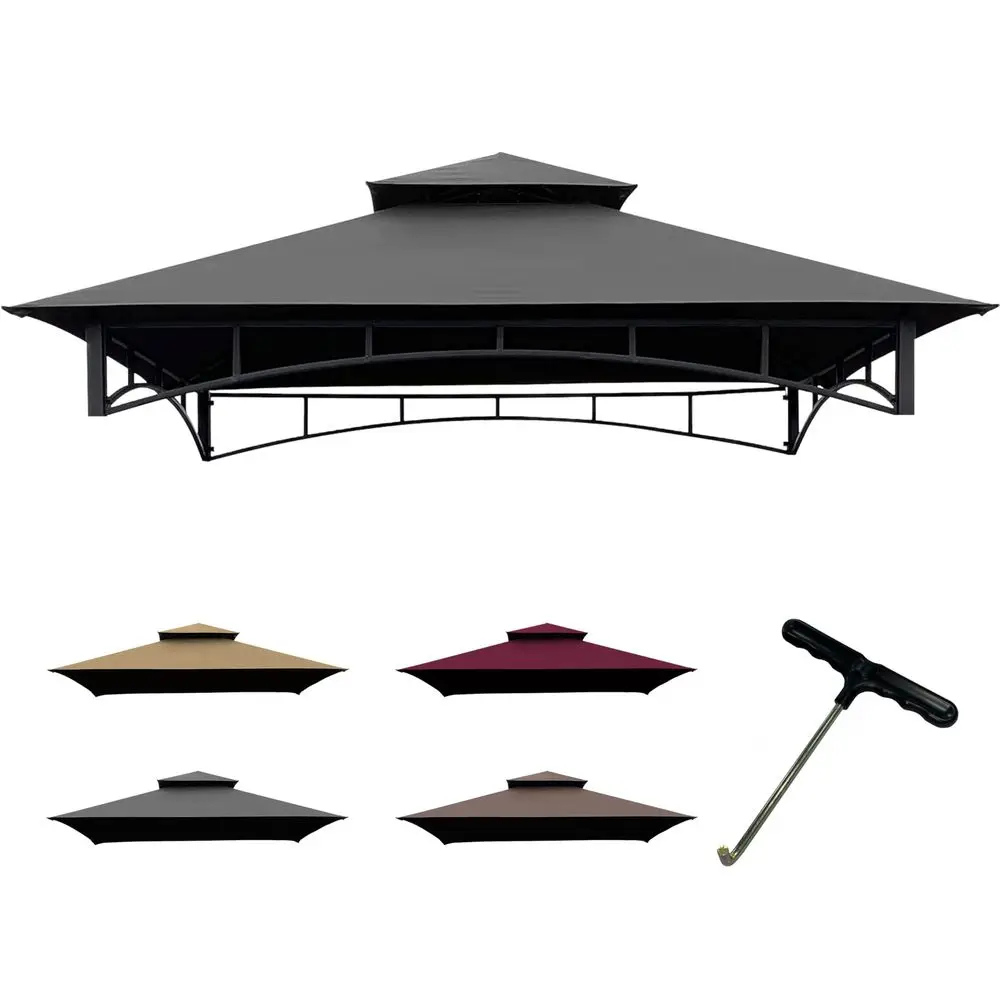 Replacement Gill Gazebo BBQ Canopy Top for Model LGG001PSTF,8x5 Gazebo Grill Canopy BBQ Gazebos Top OnlyGray
Replacement Gill Gazebo BBQ Canopy Top for Model LGG001PSTF,8x5 Gazebo Grill Canopy BBQ Gazebos Top OnlyGray