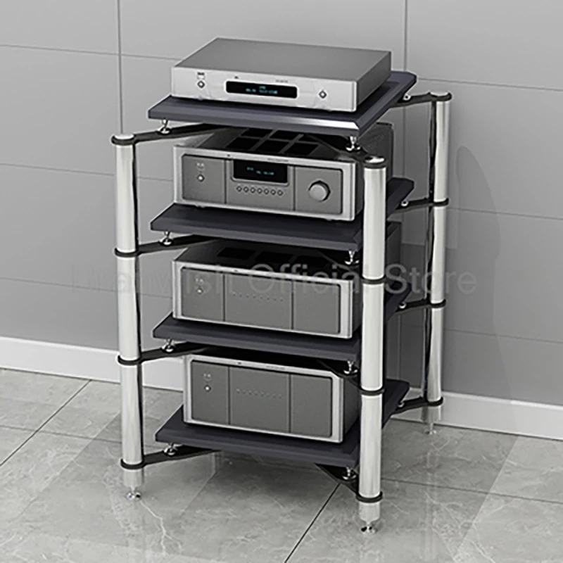 1-4 Layers SUS Frame Audio Rack E0 Panel Amplifier Stand Media Shelf with Detachable Shock Absorb Feet For Home Theater DJ Amp
1-4 Layers SUS Frame Audio Rack E0 Panel Amplifier Stand Media Shelf with Detachable Shock Absorb Feet For Home Theater DJ Amp