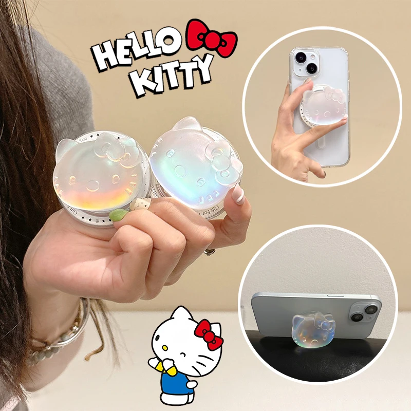 Cute Hello Kitty Laser Anime Magnetic Holder Grip Tok Griptok Phone Stand Holder Support for IPhone 16 for Pad Magsafe Smart Tok
Cute Hello Kitty Laser Anime Magnetic Holder Grip Tok Griptok Phone Stand Holder Support for IPhone 16 for Pad Magsafe Smart Tok