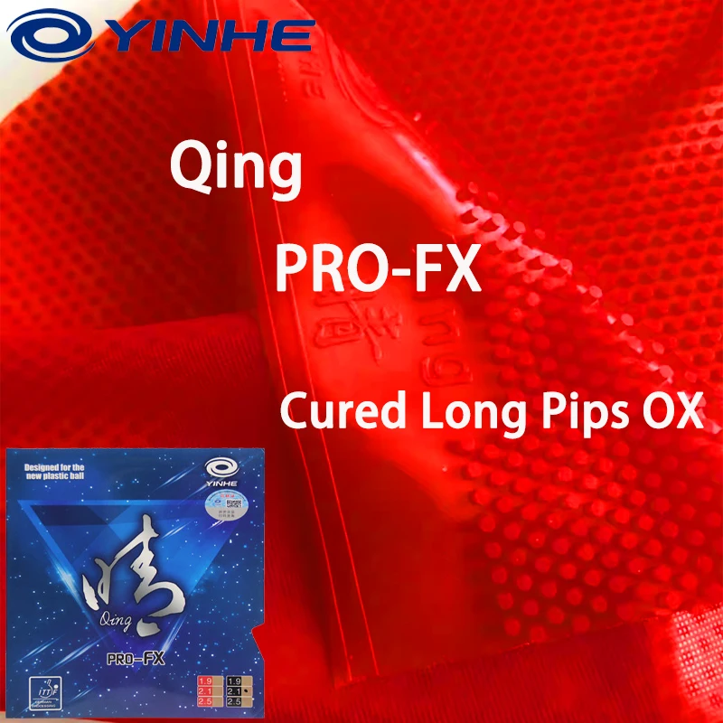Cured Table Tennis Rubbers Long Pips OX YINHE Qing PRO-FX Table Tennis Rubber ITTF Approved Professional Weird Pimpled Rubber
Cured Table Tennis Rubbers Long Pips OX YINHE Qing PRO-FX Table Tennis Rubber ITTF Approved Professional Weird Pimpled Rubber
