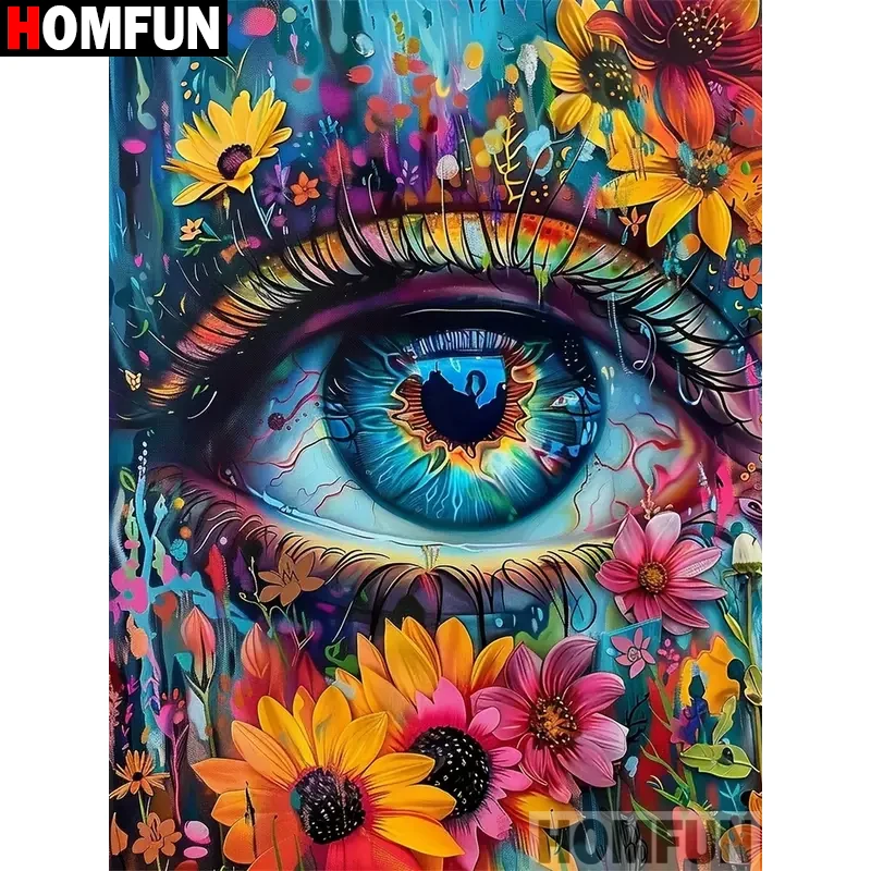 HOMFUN полная дрель алмазная живопись "портрет глаза цветок" DIY картина горный хрусталь 5D Алмазная вышивка Декор для вышивки крестом 
HOMFUN полная дрель алмазная живопись "портрет глаза цветок" DIY картина горный хрусталь 5D Алмазная вышивка Декор для вышивки крестом