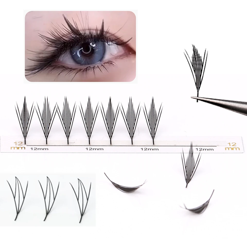 RUJADE Comic Elf Shape Eyelashes Extensions Feather Spire Shaped Bloom Eye Lashes Natural Soft DIY Premade Fan Lash Extensions
RUJADE Comic Elf Shape Eyelashes Extensions Feather Spire Shaped Bloom Eye Lashes Natural Soft DIY Premade Fan Lash Extensions