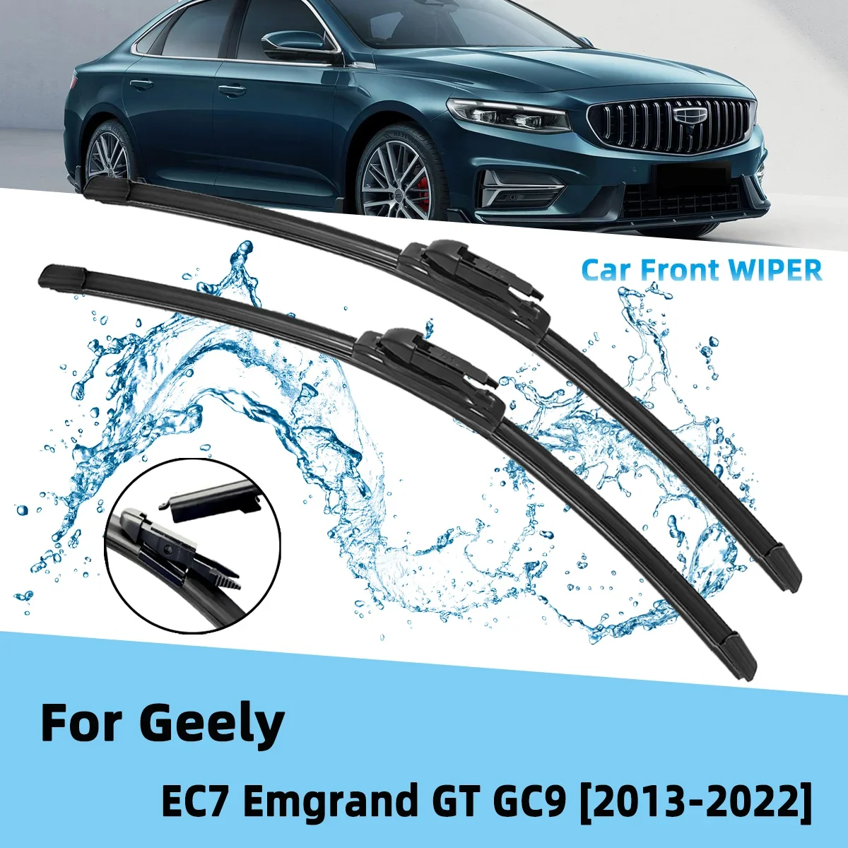 Front Wiper Accessorie Double Rubber Car Wipers for Geely EC7 Emgrand GT GC9 2013-2022 Wipers Brushes New Upgraded 2022 2021
Front Wiper Accessorie Double Rubber Car Wipers for Geely EC7 Emgrand GT GC9 2013-2022 Wipers Brushes New Upgraded 2022 2021