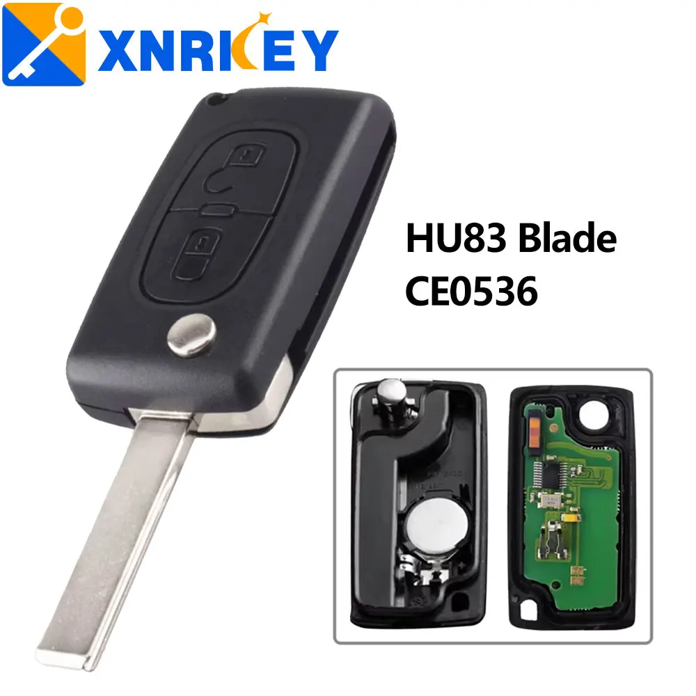 XNRKEY 2 кнопки дистанционного ключа автомобиля 433 МГц PCF7961 ID46 CE0536 для Peugeot 307 3008 308 408 откидной брелок с ключом управления аккумулятором
XNRKEY 2 кнопки дистанционного ключа автомобиля 433 МГц PCF7961 ID46 CE0536 для Peugeot 307 3008 308 408 откидной брелок с ключом управления аккумулятором
