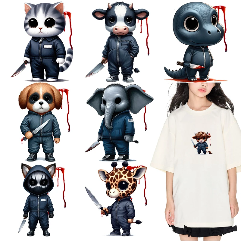 Halloween movie animals dtf transfers ready to press Heat Transfer On Clothes patches for clothing Iron On Patch
Halloween movie animals dtf transfers ready to press Heat Transfer On Clothes patches for clothing Iron On Patch