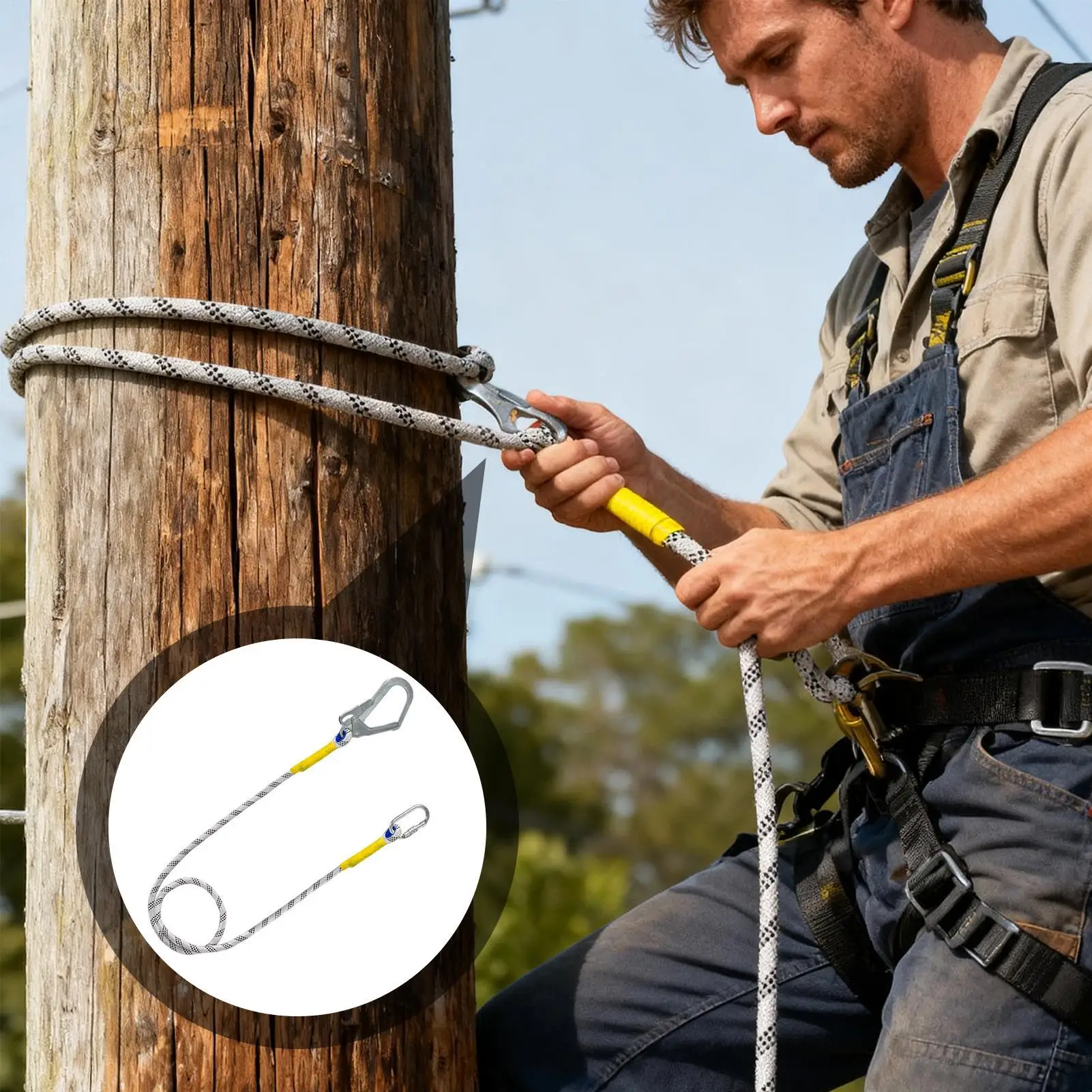 Heavy Duty Safety Harness Secure Locking Fall Arrest System for Construction, Tree Climbing & Roof Work, Body Support Harness
Heavy Duty Safety Harness Secure Locking Fall Arrest System for Construction, Tree Climbing & Roof Work, Body Support Harness