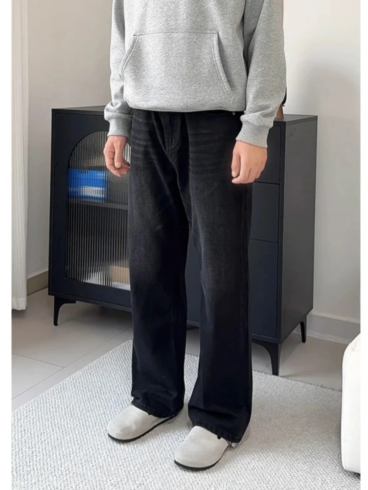 Bla ey A-Line Straight Leg Men's Jeans Lengthening Leg Effect Casual Vintage American Sle Jeans Long Pants Denim
Bla ey A-Line Straight Leg Men's Jeans Lengthening Leg Effect Casual Vintage American Sle Jeans Long Pants Denim