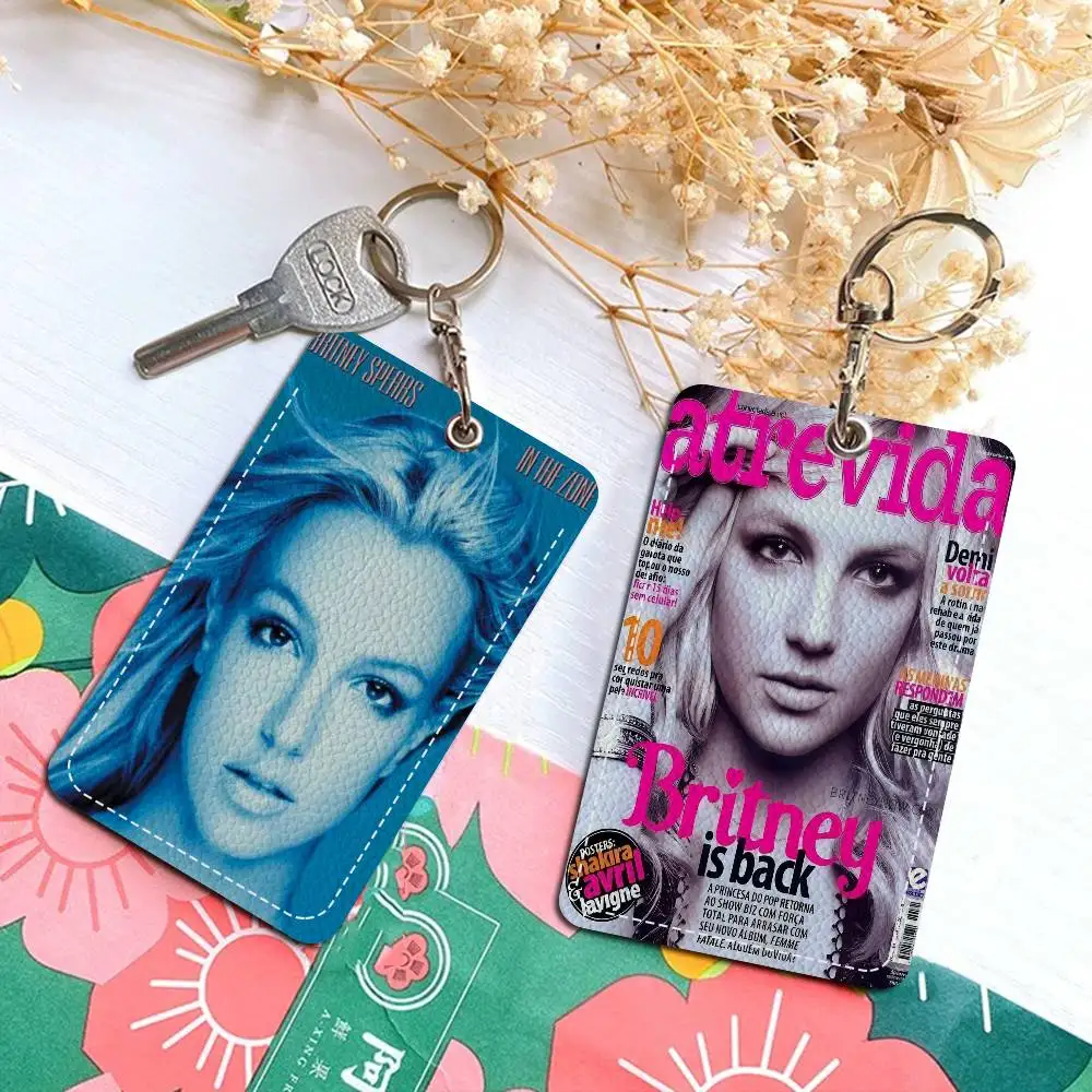 Кожаный чехол-брелок для карт B-Britney S-Spears, прямоугольный, для удостоверений личности, пропусков, с кольцом для ключей
Кожаный чехол-брелок для карт B-Britney S-Spears, прямоугольный, для удостоверений личности, пропусков, с кольцом для ключей