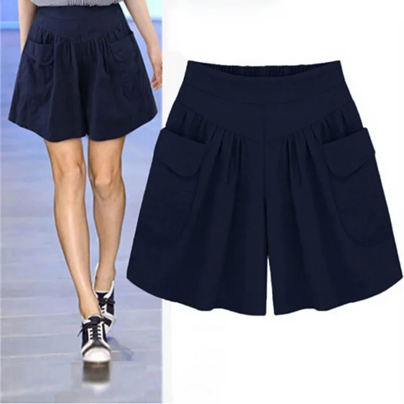 M-6XL Women A Line Shorts Female Solid Color Loose Shorts Women High Waist Comfortable ForOutdoor Summer Shorts Casual Garments
M-6XL Women A Line Shorts Female Solid Color Loose Shorts Women High Waist Comfortable ForOutdoor Summer Shorts Casual Garments
