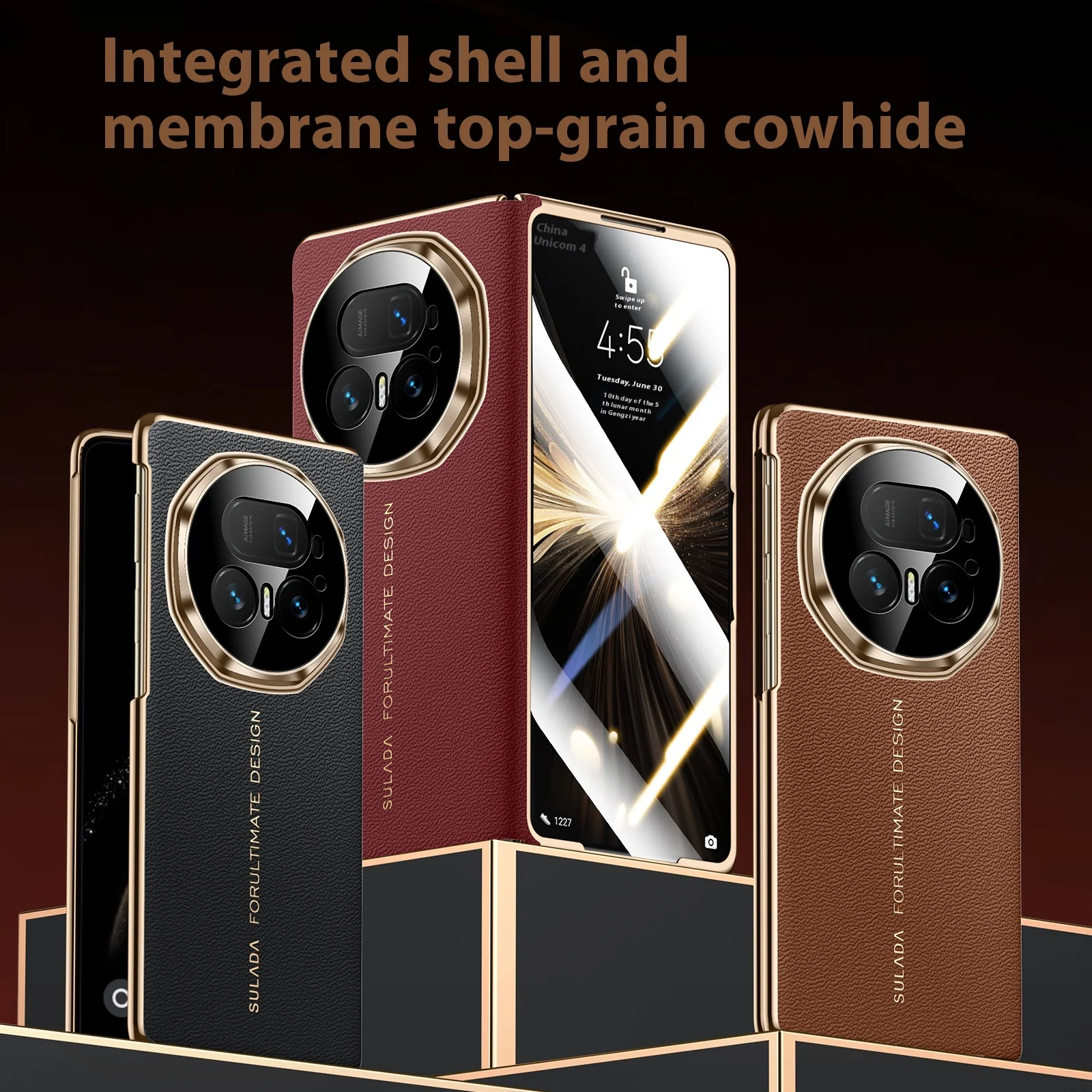 Luxury Leather Protective Case for Huawei Honor Magic V5 with Magnetic Dustproof Shockproof Features Built-in Screen Protector
Luxury Leather Protective Case for Huawei Honor Magic V5 with Magnetic Dustproof Shockproof Features Built-in Screen Protector