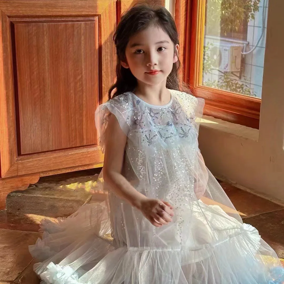 Girls dress 2024 summer Baby Girl Princess Party Dress Children Sequins Ball Gown Dresses Teenagers Kid 2-14 year Birthday Dress
Girls dress 2024 summer Baby Girl Princess Party Dress Children Sequins Ball Gown Dresses Teenagers Kid 2-14 year Birthday Dress