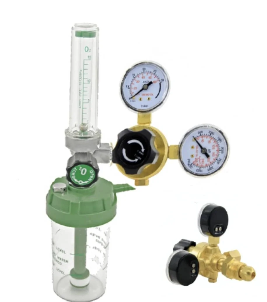 DEM SR0210M Medical Oxygen Regulator With Flowmeter And Humidifier
DEM SR0210M Medical Oxygen Regulator With Flowmeter And Humidifier