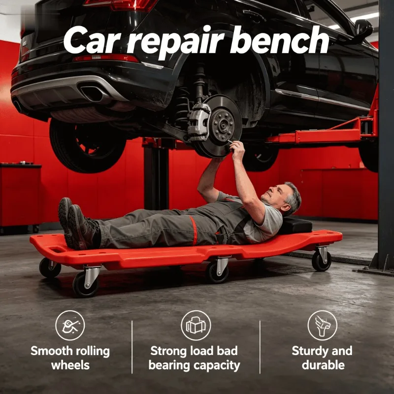6 Swivel PU Wheels Foldable Car Repair Heavy Duty Low Profile Rolling Creeper Board Adjustable Headrest Car Mechanic Creeper
6 Swivel PU Wheels Foldable Car Repair Heavy Duty Low Profile Rolling Creeper Board Adjustable Headrest Car Mechanic Creeper