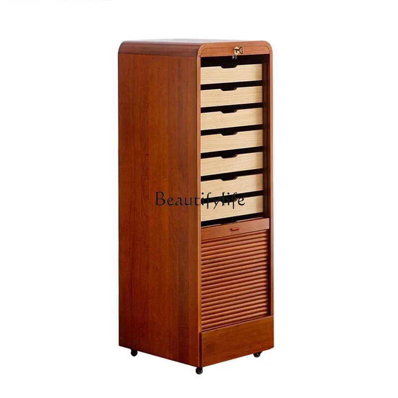 Medieval style storage cabinet Solid wood retro file storage Drawer cabinet
Medieval style storage cabinet Solid wood retro file storage Drawer cabinet