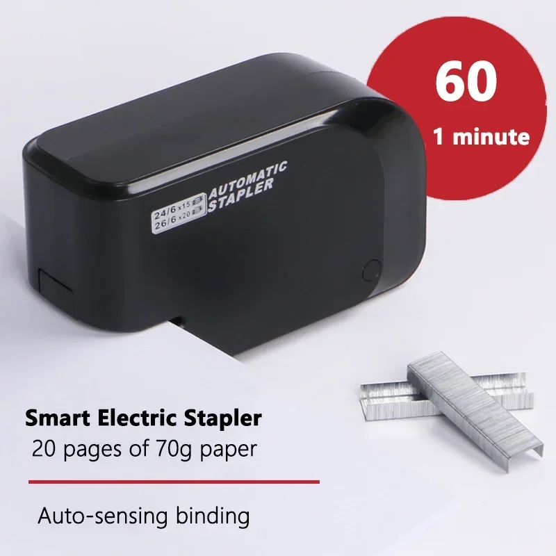 Electric Stapler Stationery Automatic 24/6 26/6 Staples School Paper Stapler Office Stationery
Electric Stapler Stationery Automatic 24/6 26/6 Staples School Paper Stapler Office Stationery