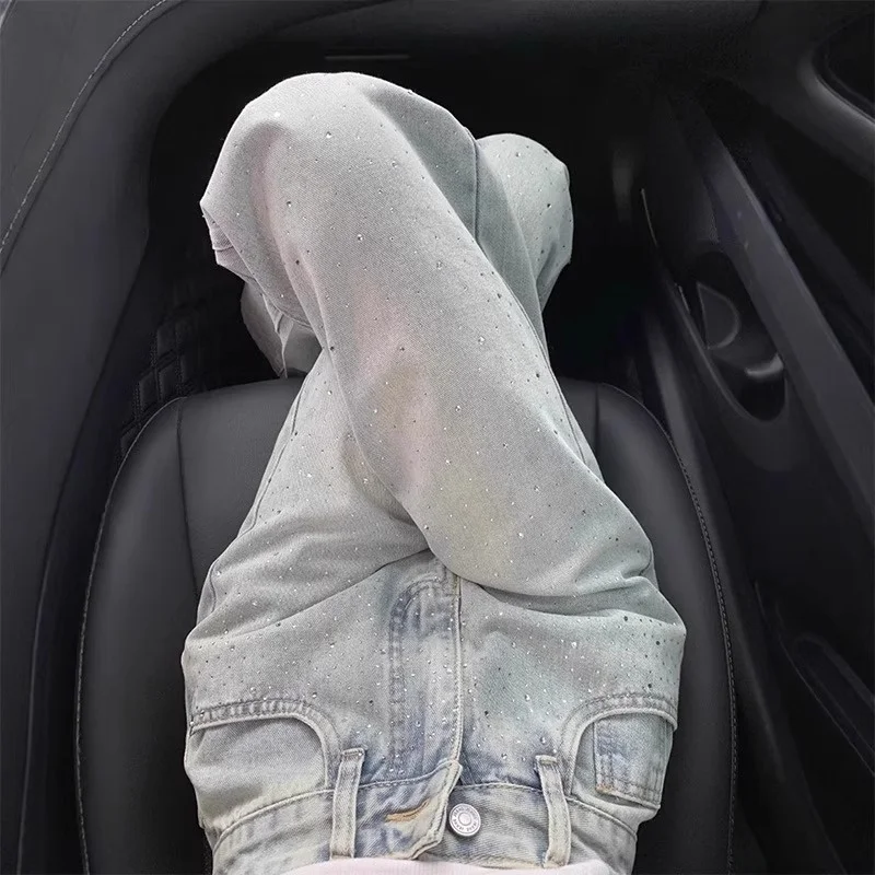 High Waist Diamond Embellished Wide Leg Jeans Women's Summer New Style Casual High Waist Slimming Jeans Straight Leg Jeans
High Waist Diamond Embellished Wide Leg Jeans Women's Summer New Style Casual High Waist Slimming Jeans Straight Leg Jeans