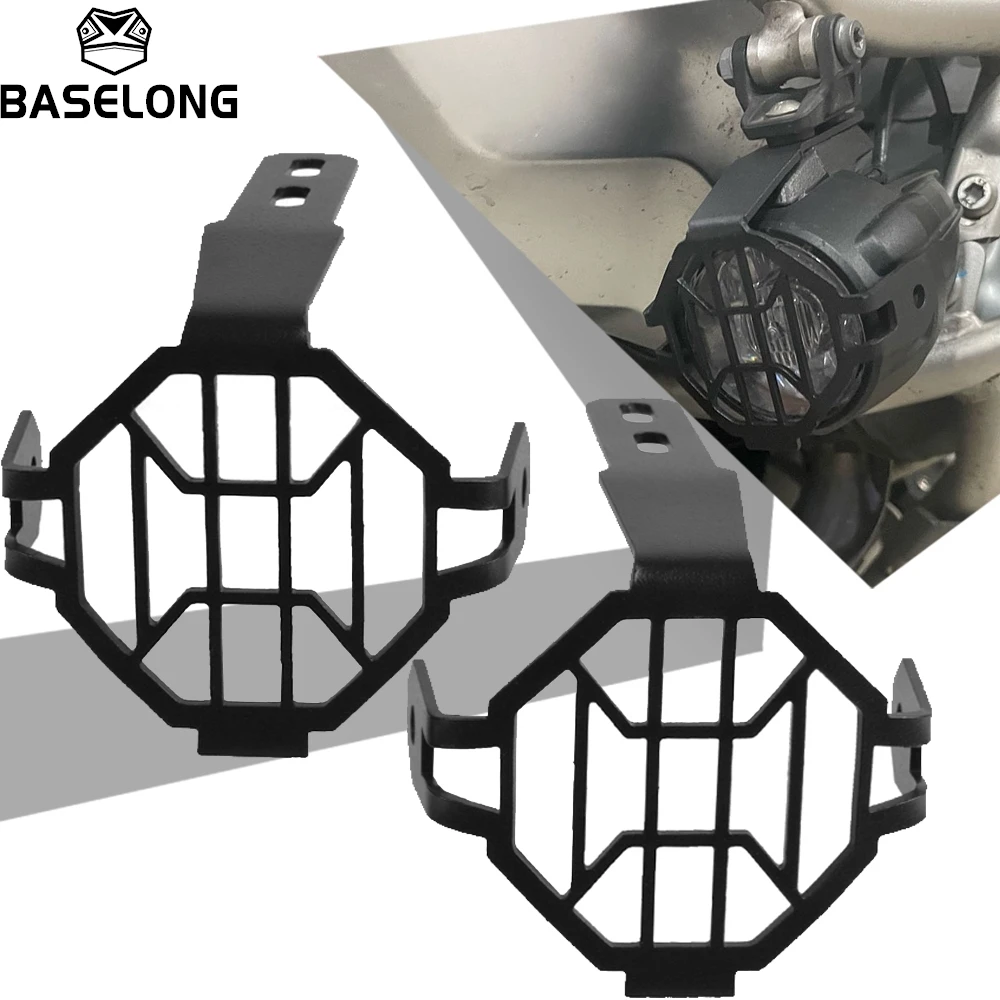 Motorcycle LED Spotlight Headlight Protector Auxiliar Fog Lamp LED Fog Lights Covers For BMW R1200GS R1250GS Adv F800GS F700GS