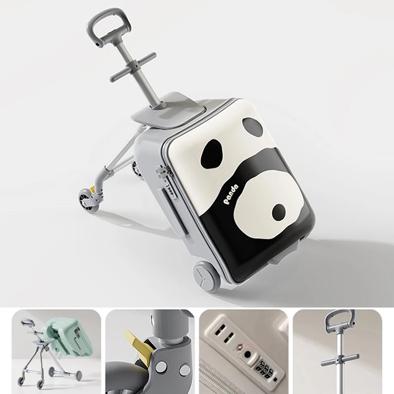 Детский чемодан для ленивых ходьбы, 50 л, может сидеть на чемодане, 20-дюймовая тележка для багажа, складные тормозные колеса, детские дорожные чемоданы
Детский чемодан для ленивых ходьбы, 50 л, может сидеть на чемодане, 20-дюймовая тележка для багажа, складные тормозные колеса, детские дорожные чемоданы