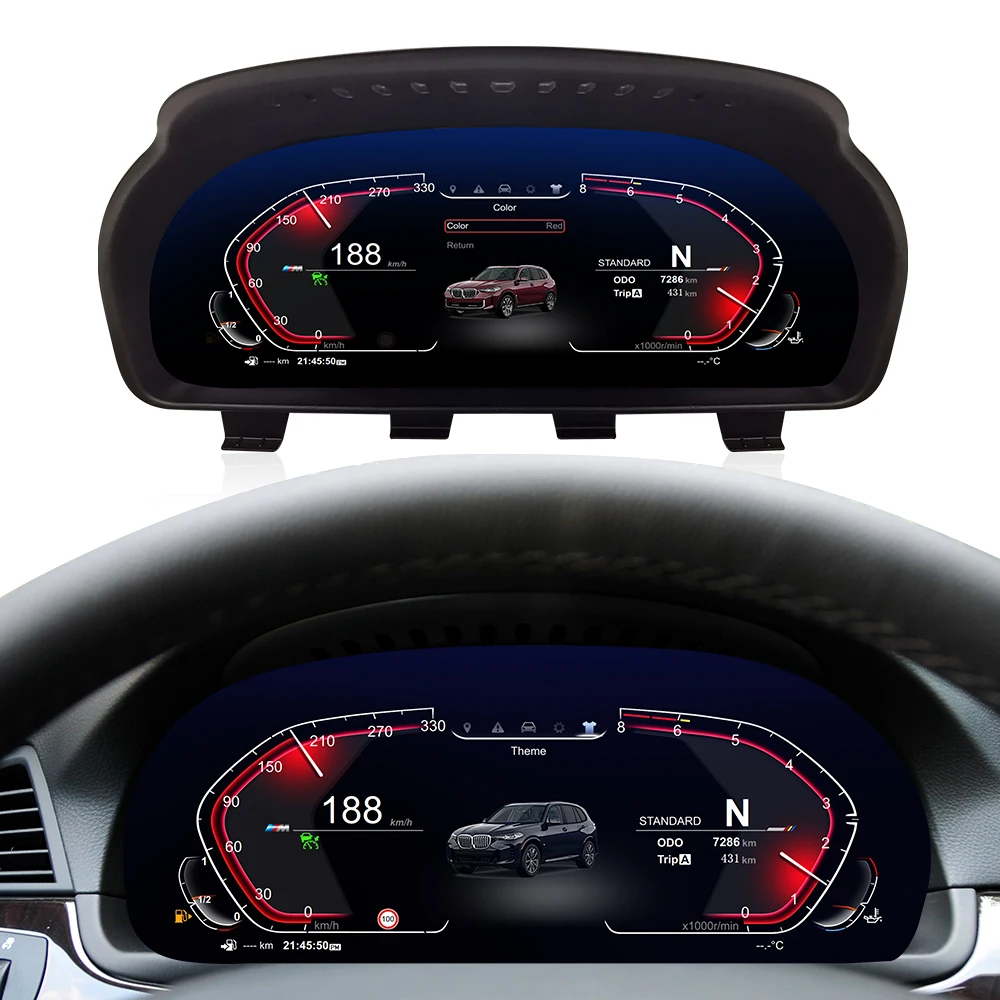 12,3-дюймовый ЖК-спидометр, приборная панель, цифровой кластер скорости для BMW 6-ситров F06 F12 F13 2011-2017 Экран измерителя скорости LINUX
12,3-дюймовый ЖК-спидометр, приборная панель, цифровой кластер скорости для BMW 6-ситров F06 F12 F13 2011-2017 Экран измерителя скорости LINUX