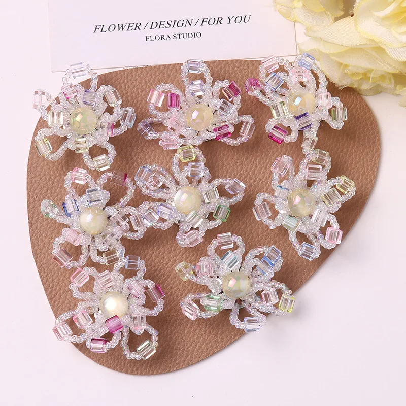 Fashion Iridescent Beaded Hollow Flower Shoe Buckle Charms 1 Piece Korean Ins Elegant DIY Decor for Girls Clogs Jelly Crystal
Fashion Iridescent Beaded Hollow Flower Shoe Buckle Charms 1 Piece Korean Ins Elegant DIY Decor for Girls Clogs Jelly Crystal