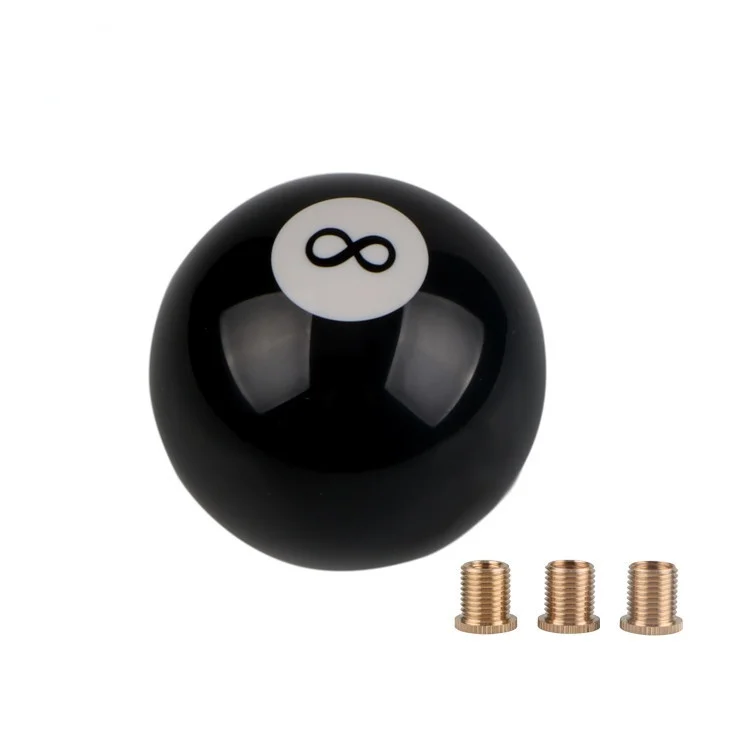 1 PCS Gear Shift Knob Head Handball No. 8 billiards shift head black eight gear shift handle
1 PCS Gear Shift Knob Head Handball No. 8 billiards shift head black eight gear shift handle