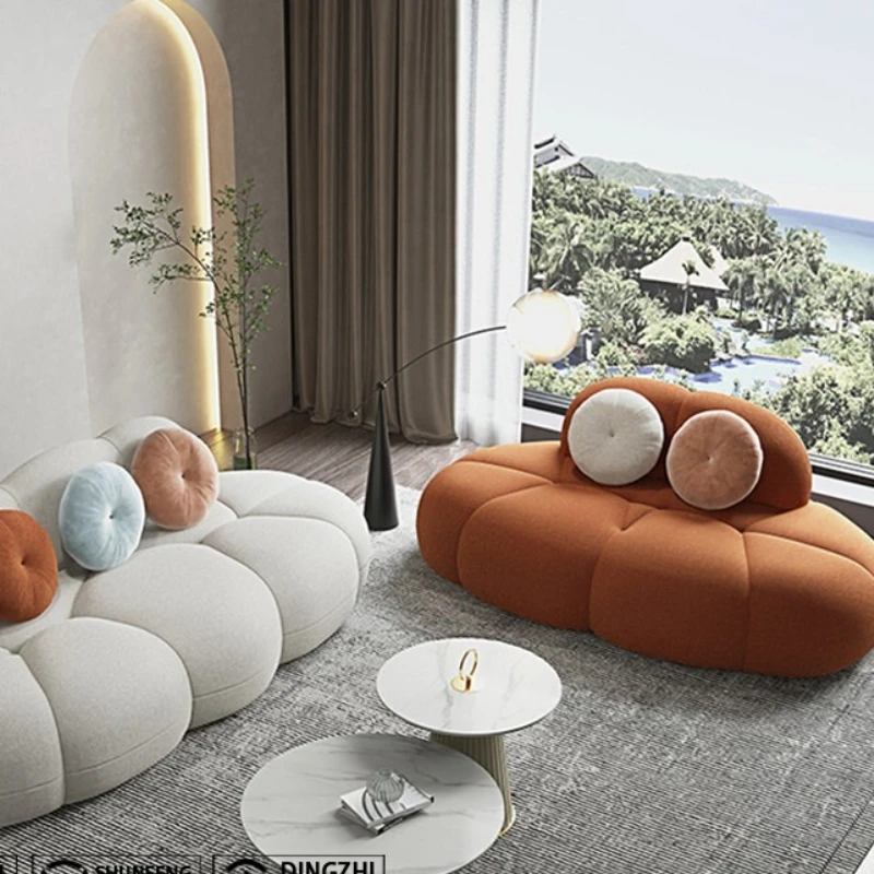 Italian minimalist lamb wool creative light luxury cloud sofa modern simple leisure special-shaped small apartment designer
Italian minimalist lamb wool creative light luxury cloud sofa modern simple leisure special-shaped small apartment designer