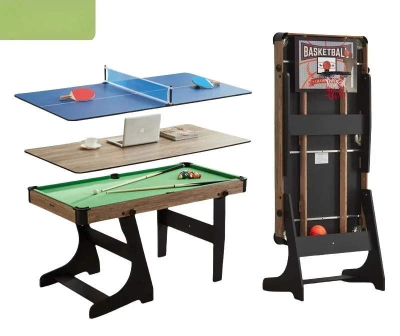 Home pool table Home folding pool table Multifunctional indoor entertainment
Home pool table Home folding pool table Multifunctional indoor entertainment