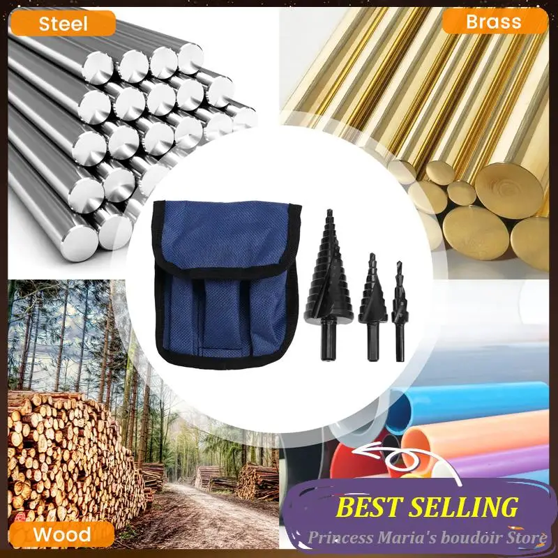 AB30-3PCS Step Drill Bit For Metal 4-12Mm 4-20Mm 4-32Mm Spiral Flute Unibit Step Drill Bit Coated Universal Bit
AB30-3PCS Step Drill Bit For Metal 4-12Mm 4-20Mm 4-32Mm Spiral Flute Unibit Step Drill Bit Coated Universal Bit