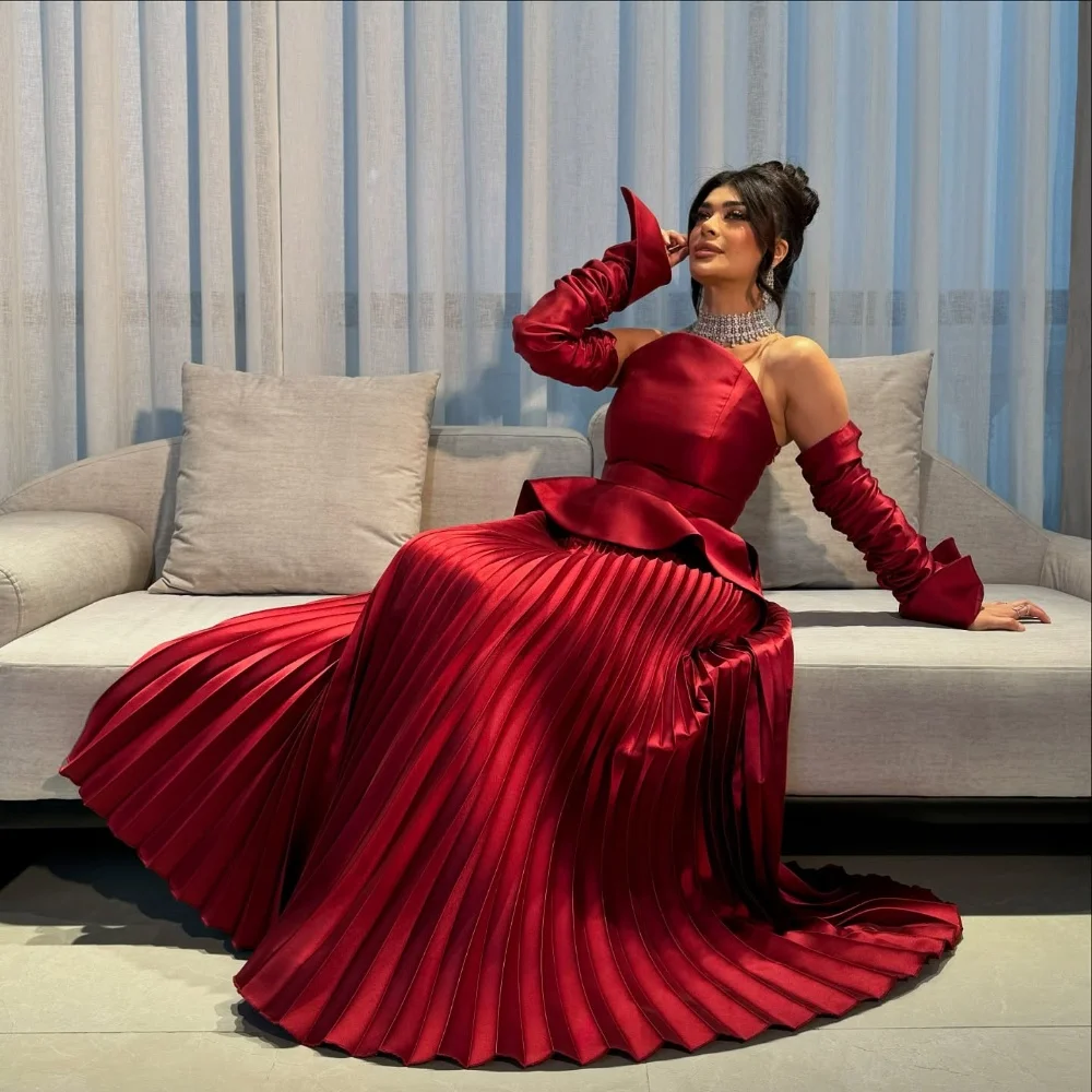 Customized Matching Exquisite Pleat Ruched Draped A-line Strapless Long Dresses Bespoke Occasion Dresses Modern Style Fashion
Customized Matching Exquisite Pleat Ruched Draped A-line Strapless Long Dresses Bespoke Occasion Dresses Modern Style Fashion