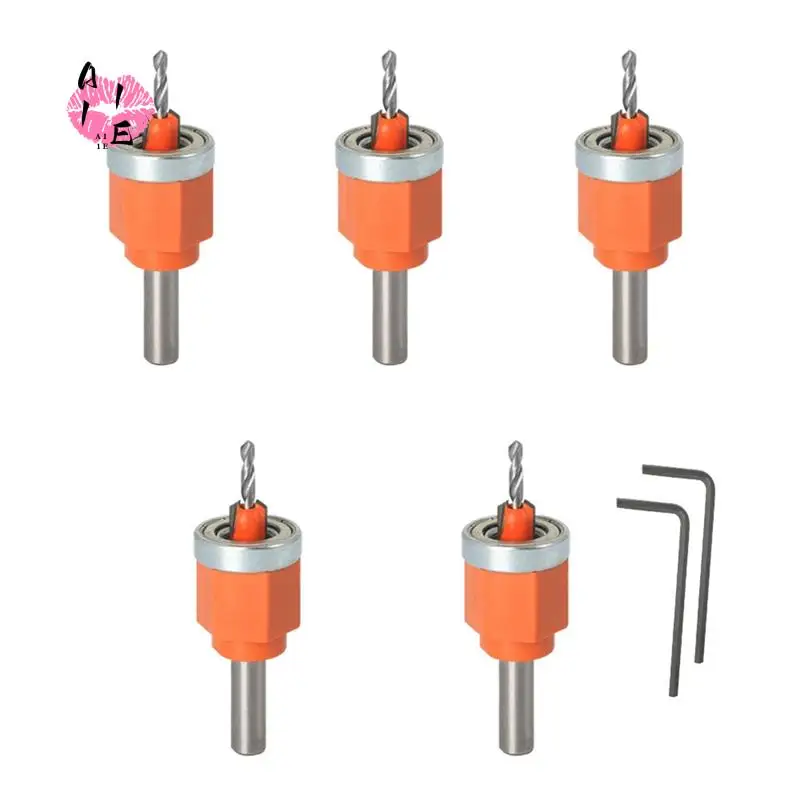 A11E-Countersink Drills Woodworking Hole Opener Drill Bit Router Core Limiter Countersunk Head Screw Openers With Bearings
A11E-Countersink Drills Woodworking Hole Opener Drill Bit Router Core Limiter Countersunk Head Screw Openers With Bearings