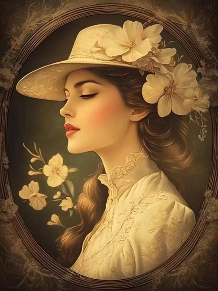 Vintage Floral Lady 500/1000/1200/2000 PCS Jigsaw Puzzles Family Activity Relaxing Games for Living Room Home Decor Gift
Vintage Floral Lady 500/1000/1200/2000 PCS Jigsaw Puzzles Family Activity Relaxing Games for Living Room Home Decor Gift