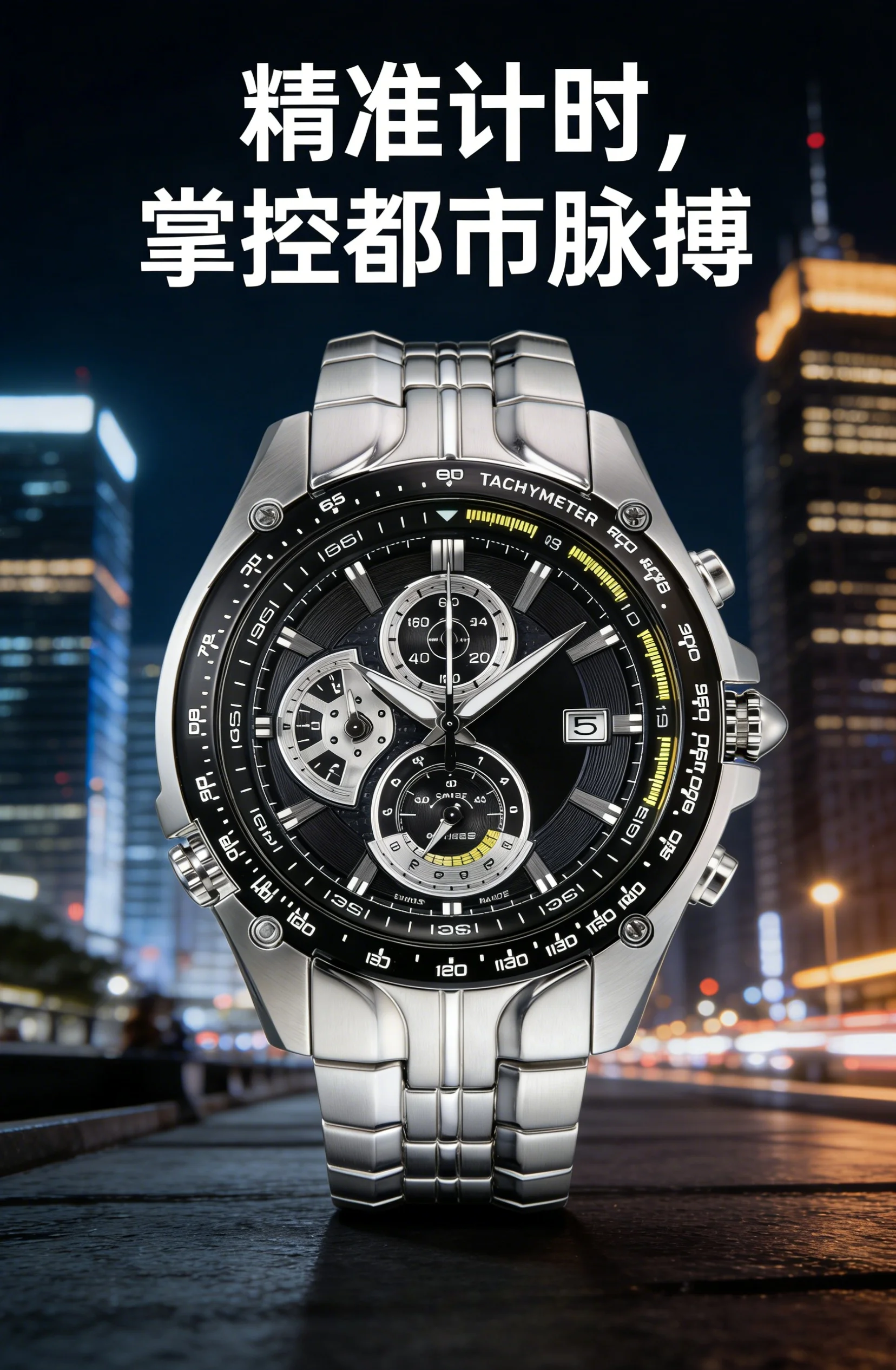 Racing Style Men's Watch, Multi-Function Chronograph, Perfect for Cycling & Sports
Racing Style Men's Watch, Multi-Function Chronograph, Perfect for Cycling & Sports