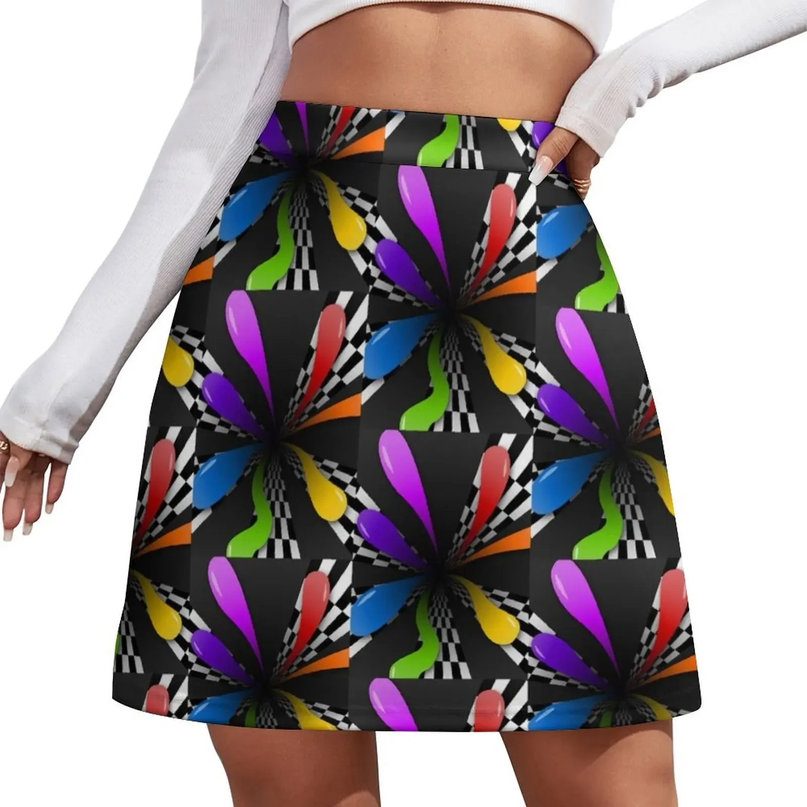 Surge of Color Graphic Mini Skirt outfit korean style womens clothing Mini Skirt
Surge of Color Graphic Mini Skirt outfit korean style womens clothing Mini Skirt