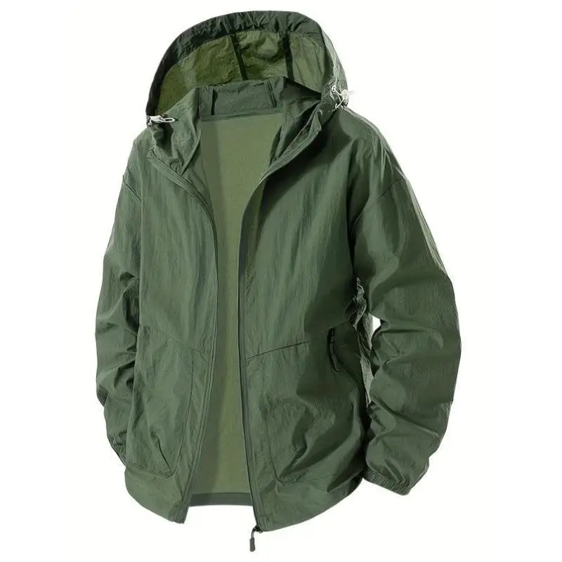 Fiber Windproof Fabric Hooded Jaet Ice Silk New Model Cross Size Men's Faionable Slim Fit ort Length V-Ne Casual Jaet
Fiber Windproof Fabric Hooded Jaet Ice Silk New Model Cross Size Men's Faionable Slim Fit ort Length V-Ne Casual Jaet