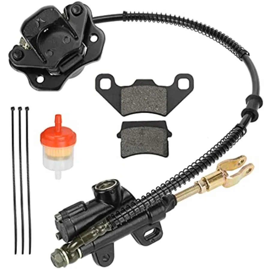Rear Brake Master Cylinder Caliper Assembly for 50cc 70cc 90cc 110cc 125cc Taotao Boulder B1 Coolster 3050HD 3050C 3125R Peace
Rear Brake Master Cylinder Caliper Assembly for 50cc 70cc 90cc 110cc 125cc Taotao Boulder B1 Coolster 3050HD 3050C 3125R Peace