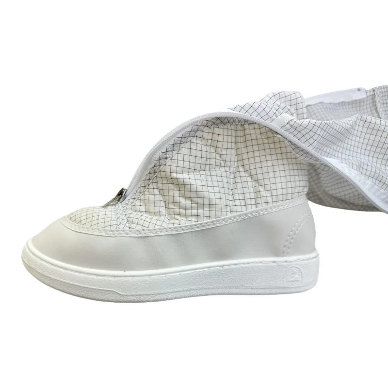 2 шт., рекомендованные на заводе ботинки для чистых помещений с полосой 5 мм, цветные антистатические цилиндрические ботинки, многоразовые ботинки на молнии для промышленного использования
2 шт., рекомендованные на заводе ботинки для чистых помещений с полосой 5 мм, цветные антистатические цилиндрические ботинки, многоразовые ботинки на молнии для промышленного использования